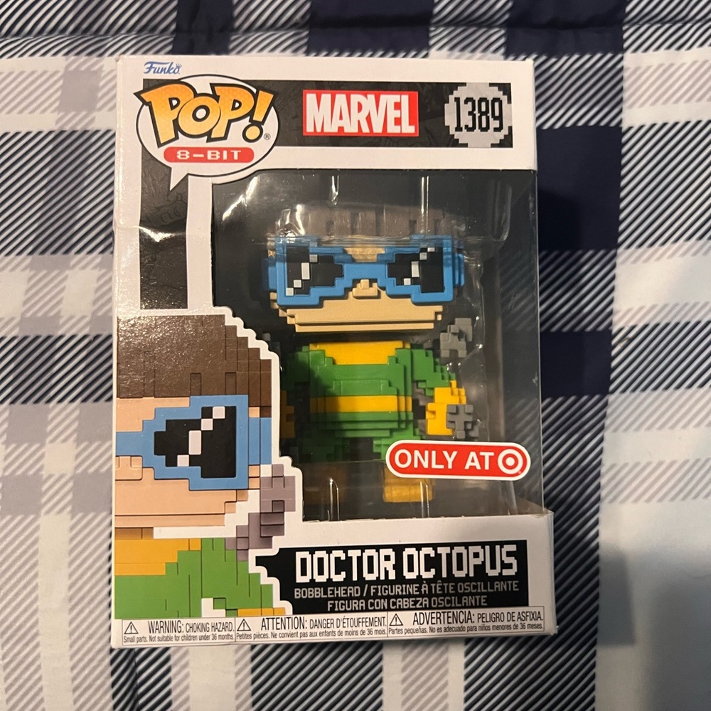 Funko 8-Bit Doctor Octopus Figure with Blue and Green